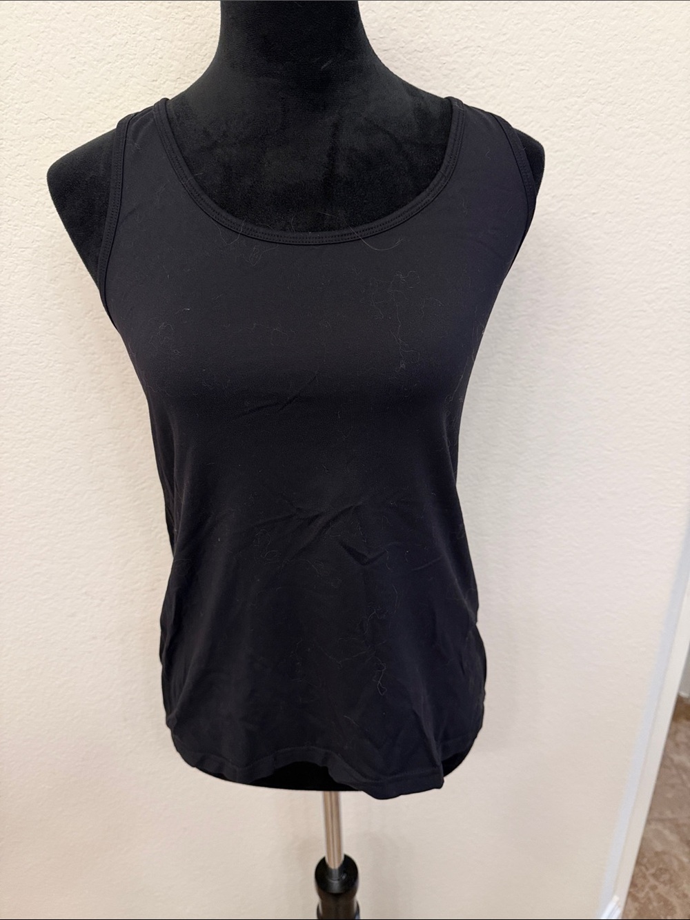 90 Degree By Reflex Black Scoop Neck Athletic Tank